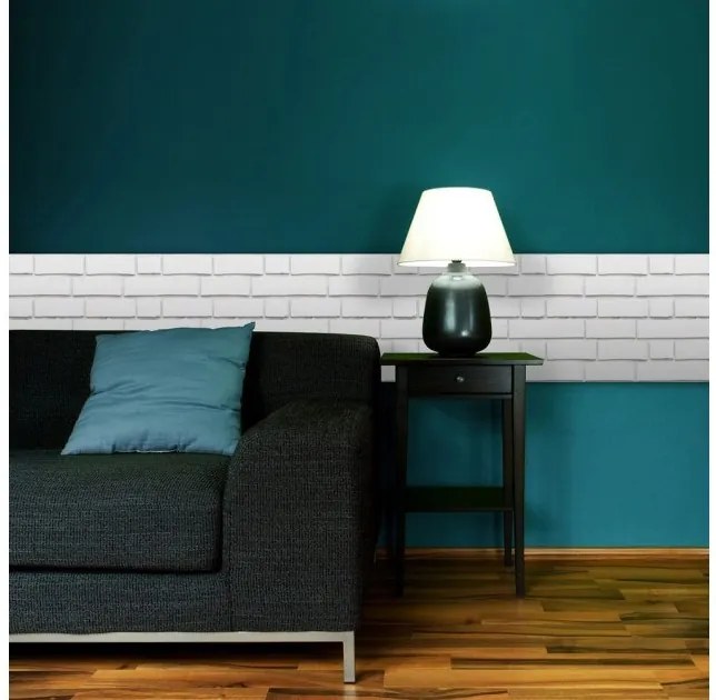 Μαλακά Πλακάκια προστασίας τοίχων White Bricks 54731 Ango-54731-Λευκό 54731