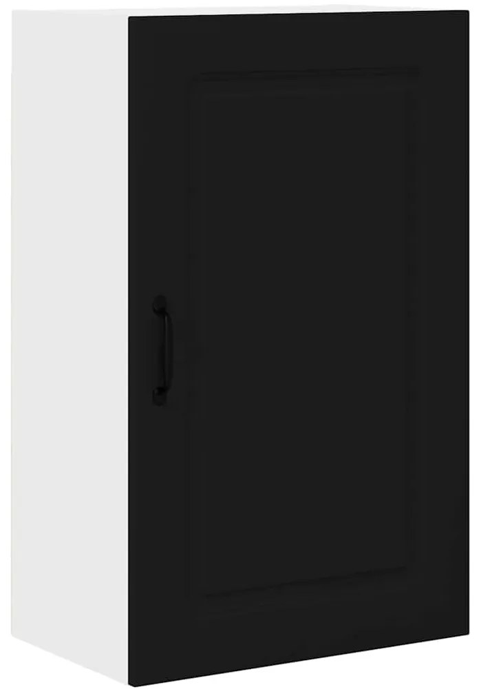 vidaXL Ντουλάπα Κουζίνας Μαύρο 50 x 31 x 80 εκ. Επεξεργασμένο ξύλο