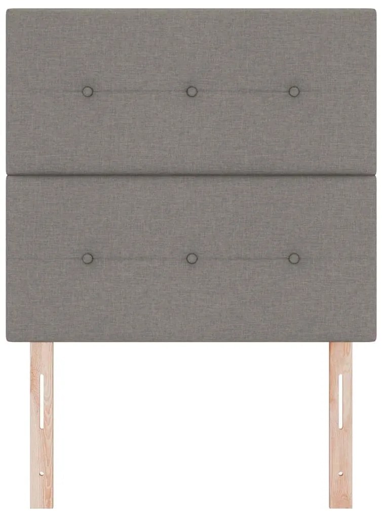vidaXL Κεφαλάρι με κεφαλάρι Taupe 100 cm ύφασμα