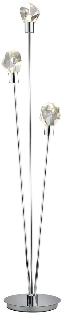 Φωτιστικό Επιδαπέδιο Trio Lighting VERANO 454510306 Χρώμιο (Chrome) 2300+3000+4000K