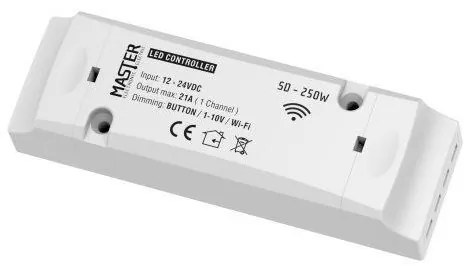 Smart LED Controller 12-24 VDC/21A 1CHANNEL Wi-Fi SD-250W Master Electric 00-SD-250W