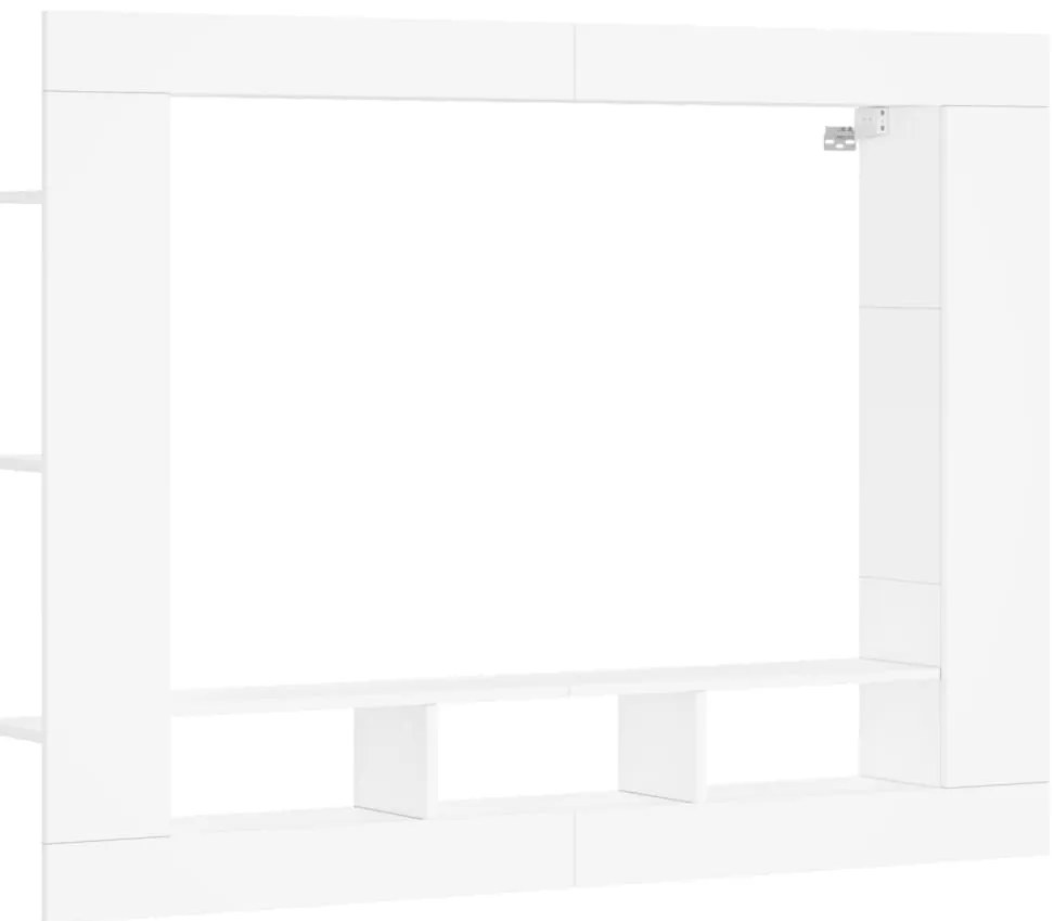 vidaXL Έπιπλο Τηλεόρασης Λευκό 152x22x113 εκ. από Επεξεργασμένο Ξύλο