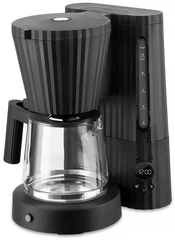 Καφετιέρα Plissé MDL14 B 1500ml Black Alessi Ρητίνη