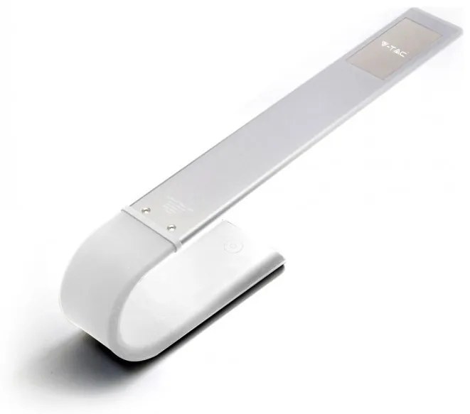 V-TAC Επιτραπέζιο φωτιστικό γραφείου LED 6.5W Λευκό Εύκαμπτο Επαναφορτιζόμενο dimmable  με εναλλαγή απόχρωσης φωτισμού 8520