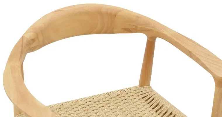 Καρέκλα - Πολυθρόνα Juvan φυσικό rubberwood 64x53x77εκ 64x53x77 εκ.
