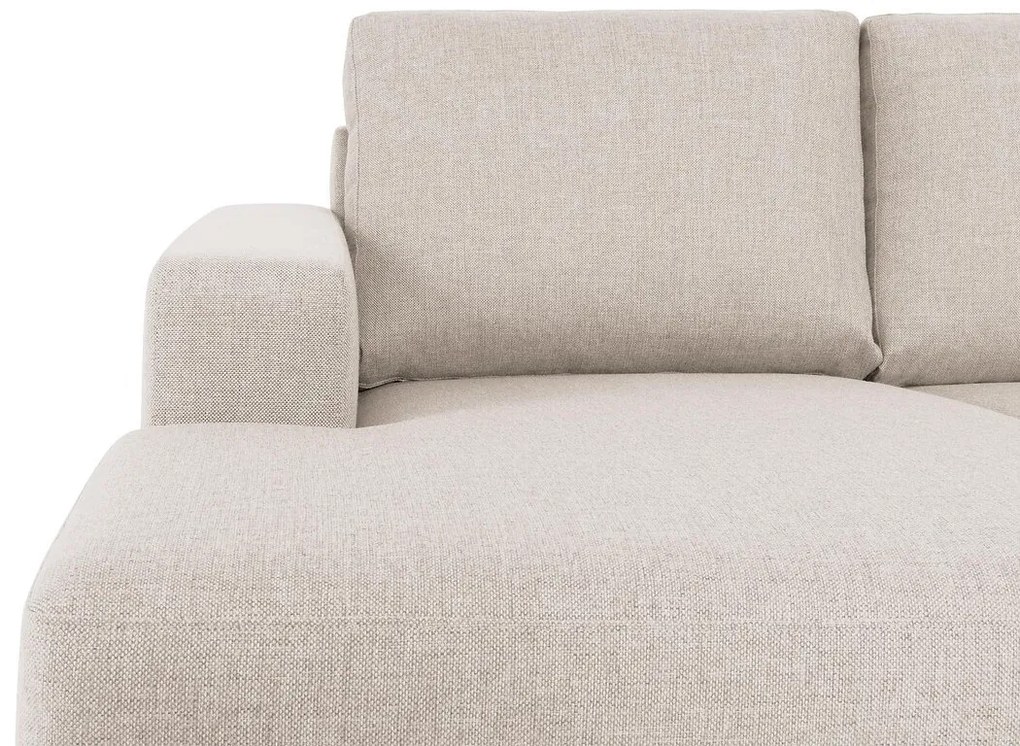 Γωνιακός Καναπές Scandinavian Choice C157, Ανοιχτό καφέ, 344x199x80cm