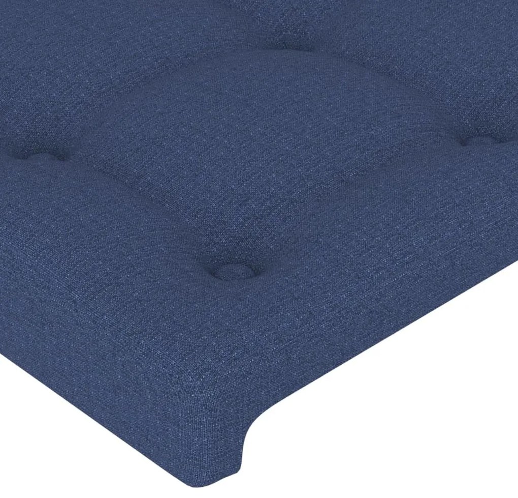 vidaXL Κεφαλάρια Κρεβατιού 2 τεμ. Μπλε 100x5x78/88 εκ. Υφασμάτινο