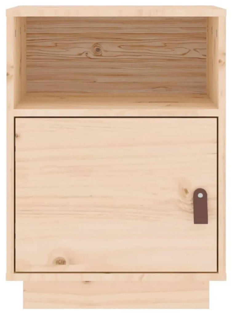 vidaXL Κομοδίνα 2 τεμ. 40 x 34 x 55 εκ. από Μασίφ Ξύλο Πεύκου