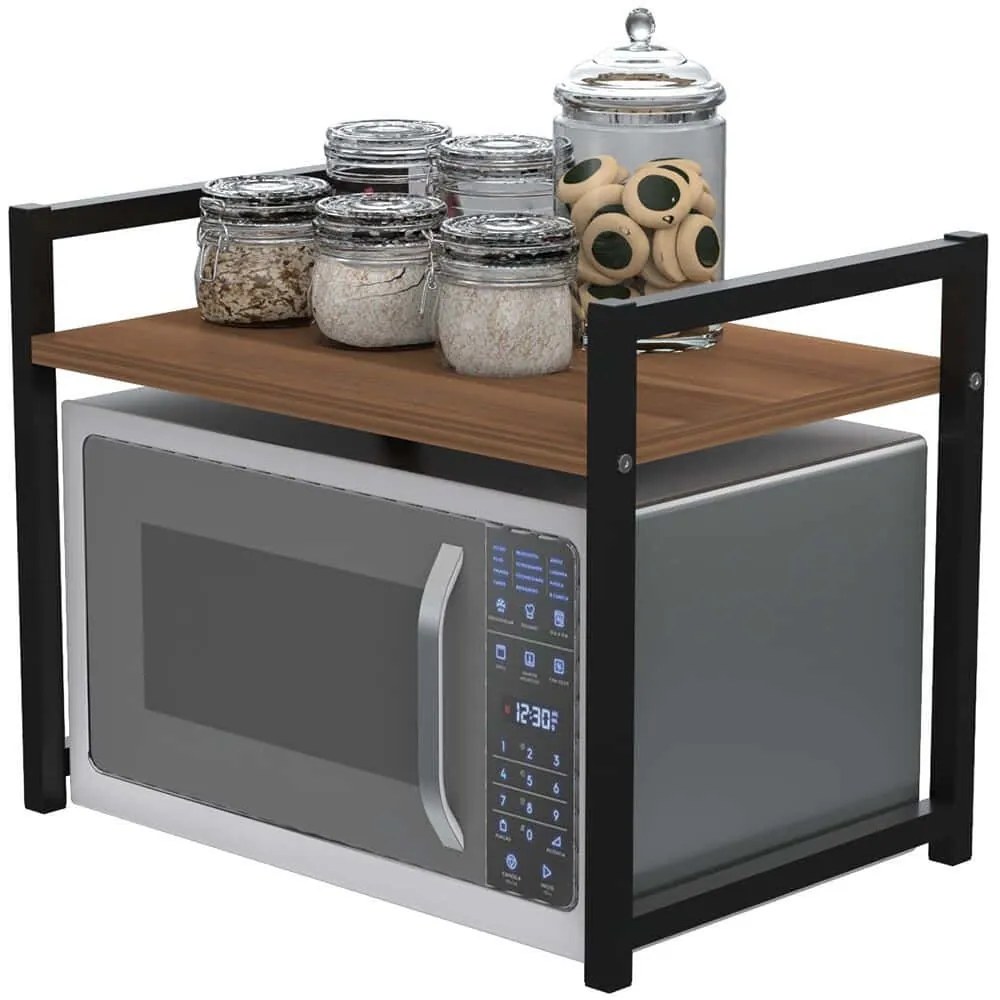 Ράφι Οργάνωσης Κουζίνας Malta 768ESL1313 53x35x41cm Walnut Hanah Home Particle Board, Metal