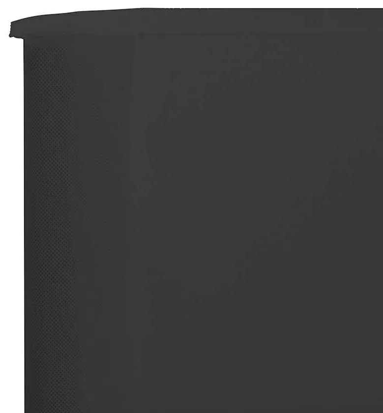 vidaXL Προστατευτικό Αέρα με 5 Πάνελ Ανθρακί 600 x 80 εκ. Υφασμάτινο