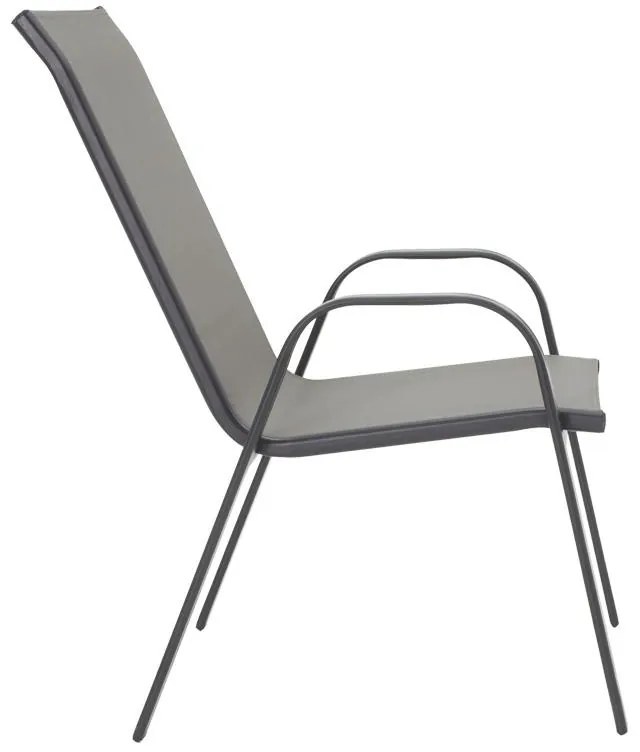 Σετ κήπου Τραπεζαρία Albero - Calan σετ 3 τεμ. πτυσσόμενο μέταλλο ανθρακί Φ60x70 εκ. 60x60x70 εκ.