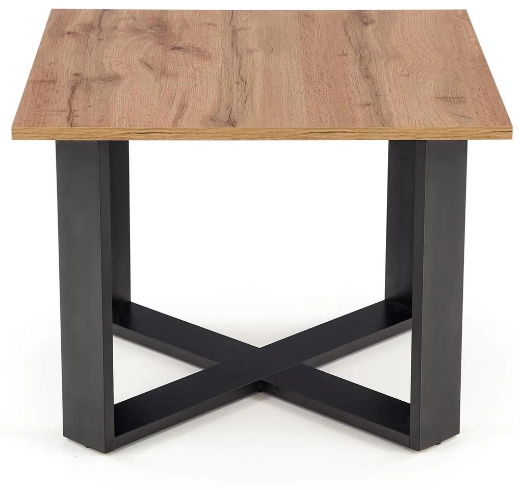 CROSS c. table, color: wotan oak/black DIOMMI V-PL-CROSS-LAW-WOTAN/CZARNY