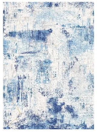 VEVOR Large Area Rug 5x7 ft Anti-Skid and Tear-Resistant Floor Mat Modern Blue