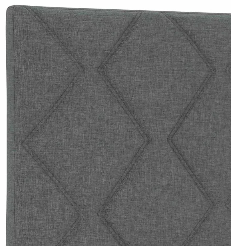 vidaXL Υφασμάτινο Κεφαλάρι Geometric Σκούρο Γκρι 160 cm ύφασμα
