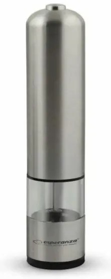 Μύλος Πιπεριού/Μπαχαρικών Μπαταρίας Ασημί Φως LED Sarawak ESPEKP002 Esperanza ESPEKP002