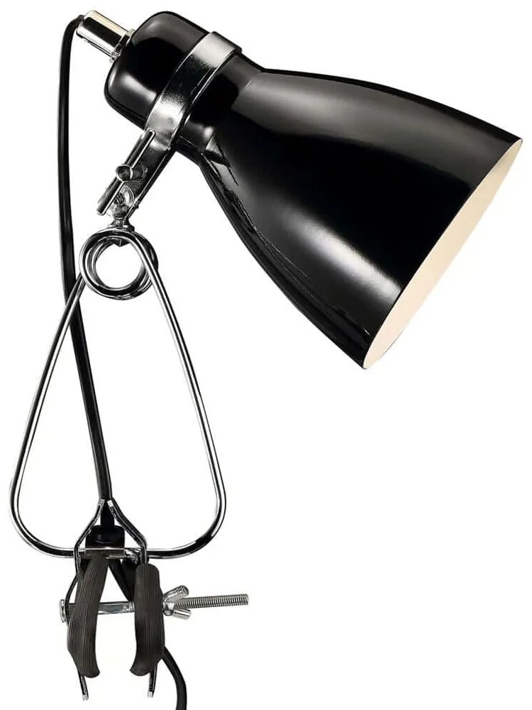 Φωτιστικό Γραφείου Με Κλιπ Cyclone 73072001 Φ11x17x27cm E14 15W Black Nordlux