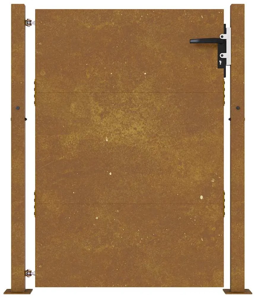 vidaXL Πόρτα Κήπου 100x150 εκ. από Ατσάλι Corten