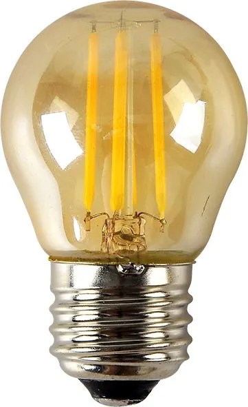 Λαμπτήρας LED Filament E27 Glamo 4W 2700K Dimmable Amber  (10 τεμάχια)