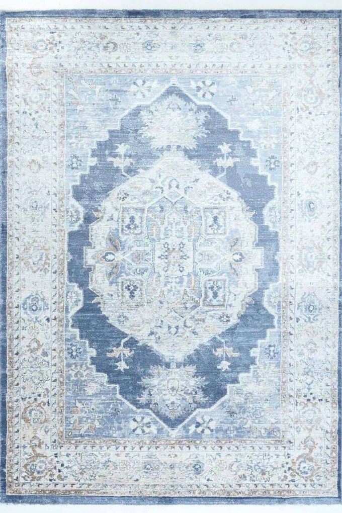 Χαλί Barocco D382AH9 Dark Blue Ezzo 80X150cm