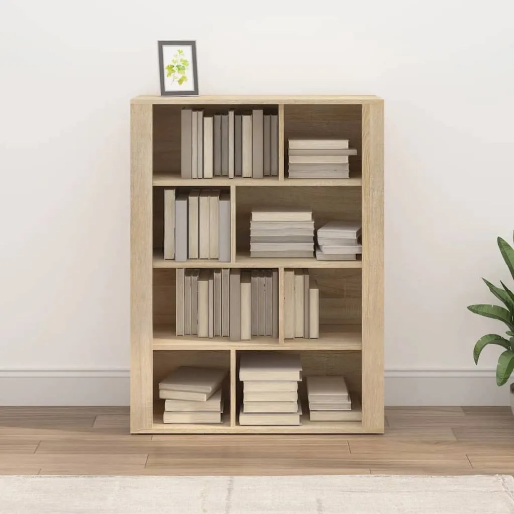 vidaXL Ντουλάπι Sonoma Δρυς 80x30x106 εκ. από Επεξεργασμένο Ξύλο