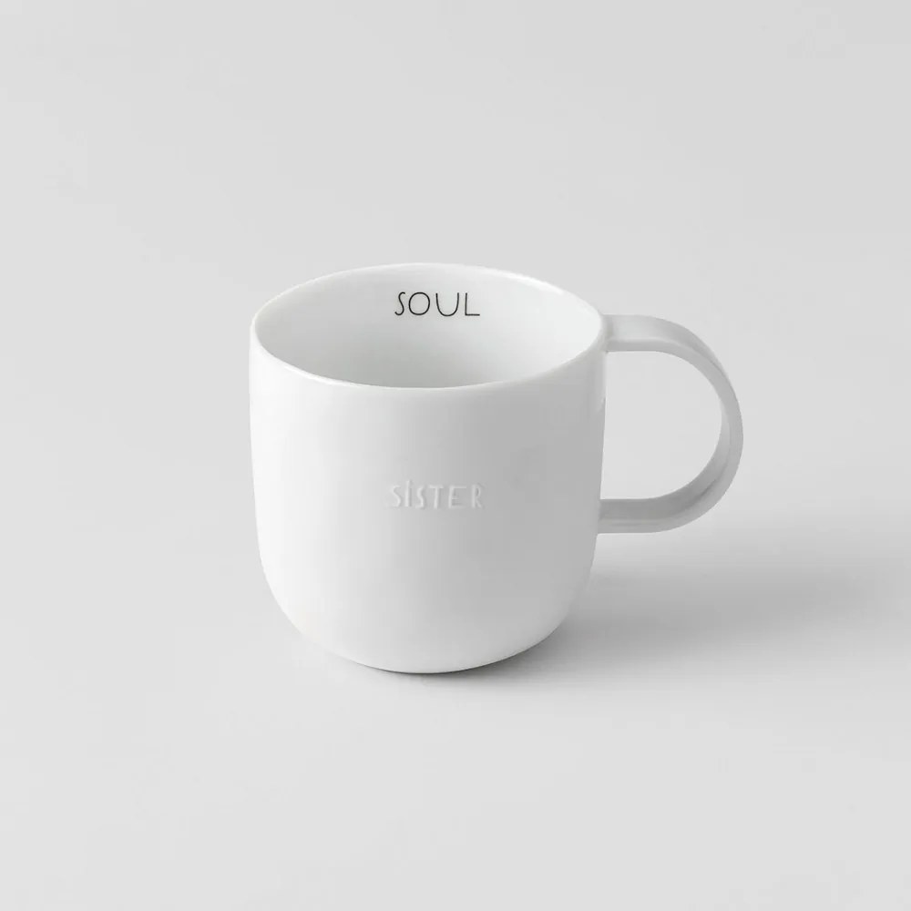 Κούπα Πορσελάνινη Soul Sister RD0017921 Φ8,5x8cm 300ml White Raeder Πορσελάνη