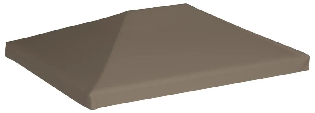 vidaXL Κάλυμμα για Κιόσκι Χρώμα Taupe 3 x 3 μ. 310 γρ./μ²
