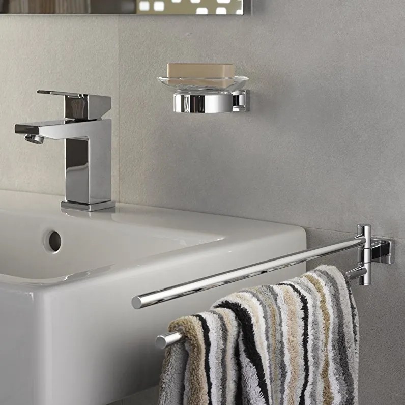 Πετσετοθήκη Grohe New Cube διπλή