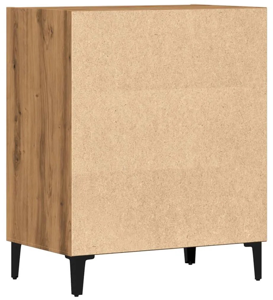 vidaXL Μπουφές Αρτισιανή Δρυς 57x35x70 εκ. από Επεξεργασμένο Ξύλο