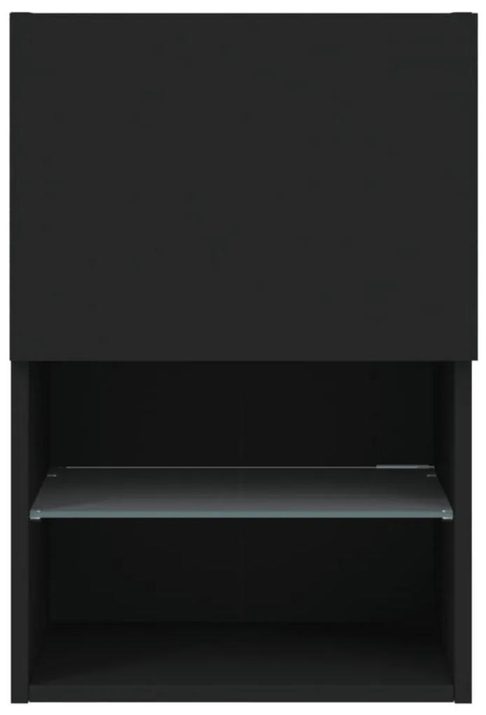 Έπιπλο Τηλεόρασης με LED Μαύρο 40,5x30x60 εκ. - Μαύρο