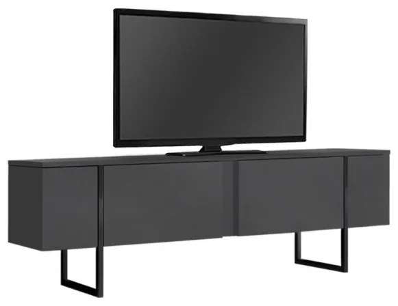 Έπιπλο τηλεόρασης Luxe Megapap ανθρακί 180x30x50εκ. GP052-0117,1-GP052-0117,1-Ανθρακί GP052-0117,1