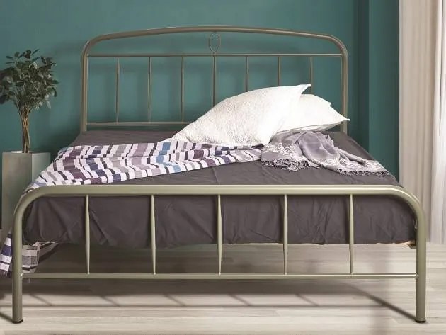 Κρεβάτι Ν97 για στρώμα 150χ200 υπέρδιπλο με επιλογές χρωμάτων