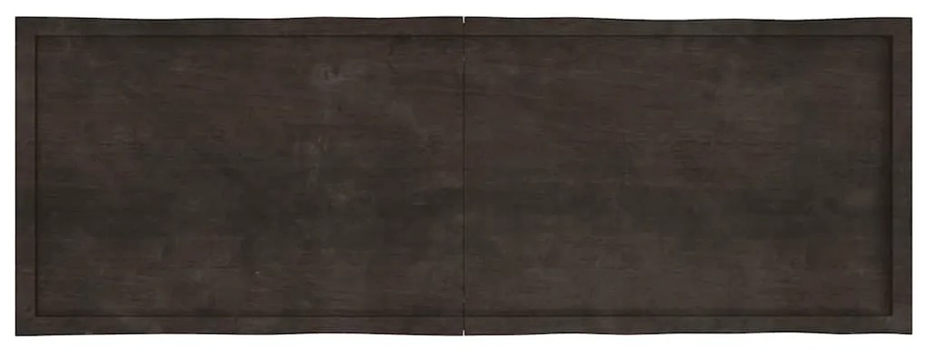 vidaXL Επιφ Τραπεζιού Αν Καφέ 180x60x(2-6)εκ.Ακατέργ. Μασίφ Ξύλο Δρυός