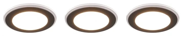 Φωτιστικό Χωνευτό Trio Lighting ARGUS 653610332 Μαύρο Ματ (Black Mat) 3000K