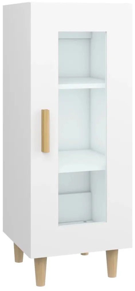 vidaXL Ντουλάπι Λευκό 34,5 x 34 x 90 εκ. από Επεξεργασμένο Ξύλο