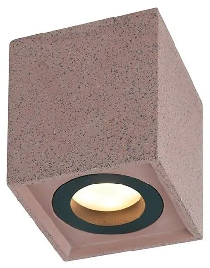 Φωτιστικό Οροφής - Σποτ MK131S10R 1ΧGU10 8,5X8,5XH10 Red Aca Decor Cement