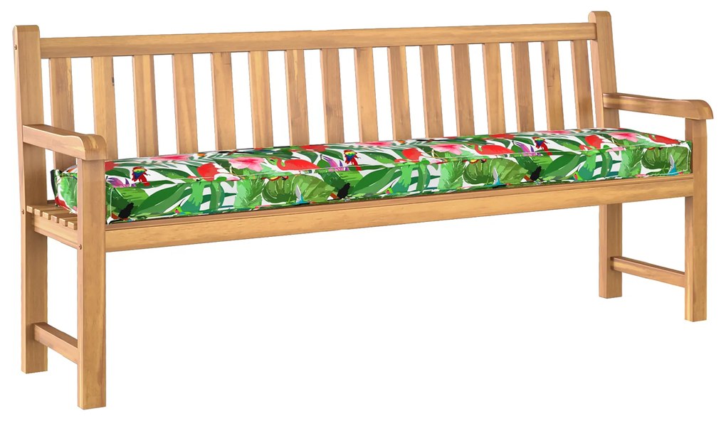vidaXL Μαξιλάρι παλέτας Τροπική ζούγκλα 180 x 40 x 8 εκ. Ύφασμα Oxford