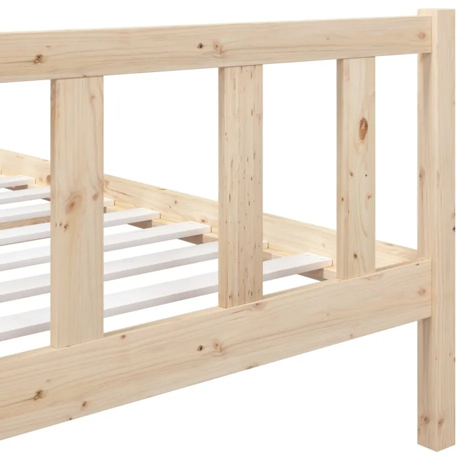 vidaXL Πλαίσιο Κρεβατιού 900 x 200 εκ. από Μασίφ Ξύλο Πεύκου