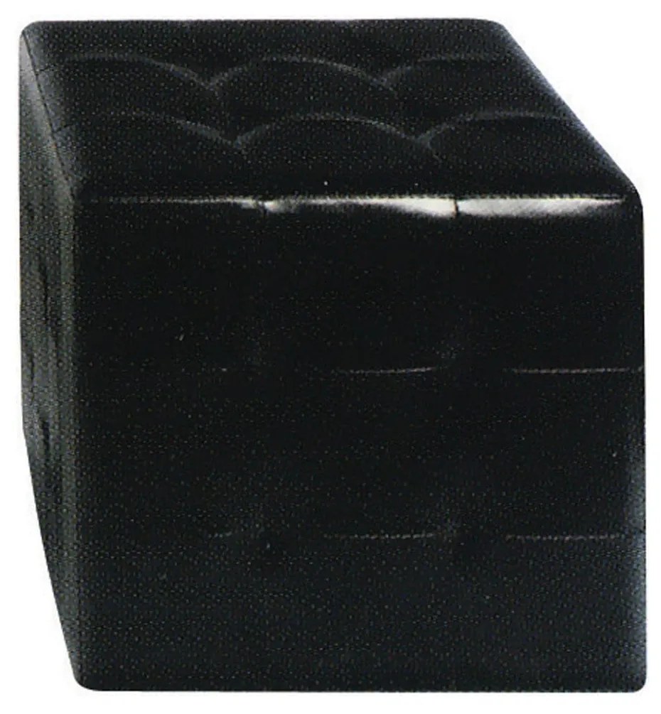 Σκαμπό Cony Black E7046,1 37X37X42 cm Τεχνόδερμα