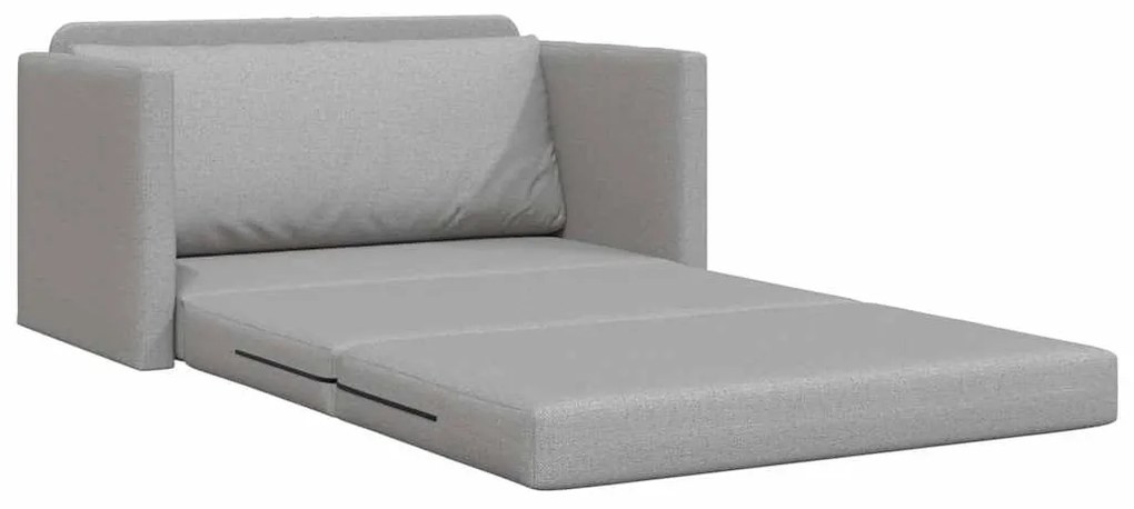 vidaXL Κρεβάτι καναπές Σκούρο γκρι 124 x 71 x 78 εκ ύφασμα