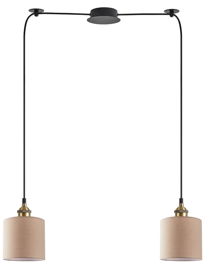 SE21-BR-10-BL2-SH3 MAGNUM BRONZE  Brown Shade Pendant+