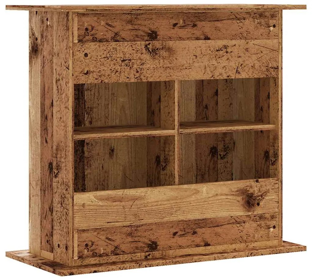 vidaXL Βάση Ενυδρείου Παλιό ξύλο 81 x 36 x 73 εκ. Επεξεργασμένο Ξύλο