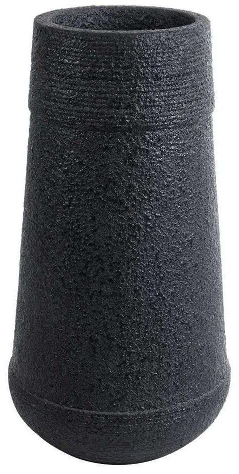 Κασπώ Δαπέδου Jaklin 20723 Φ34x62cm Black GloboStar Cement