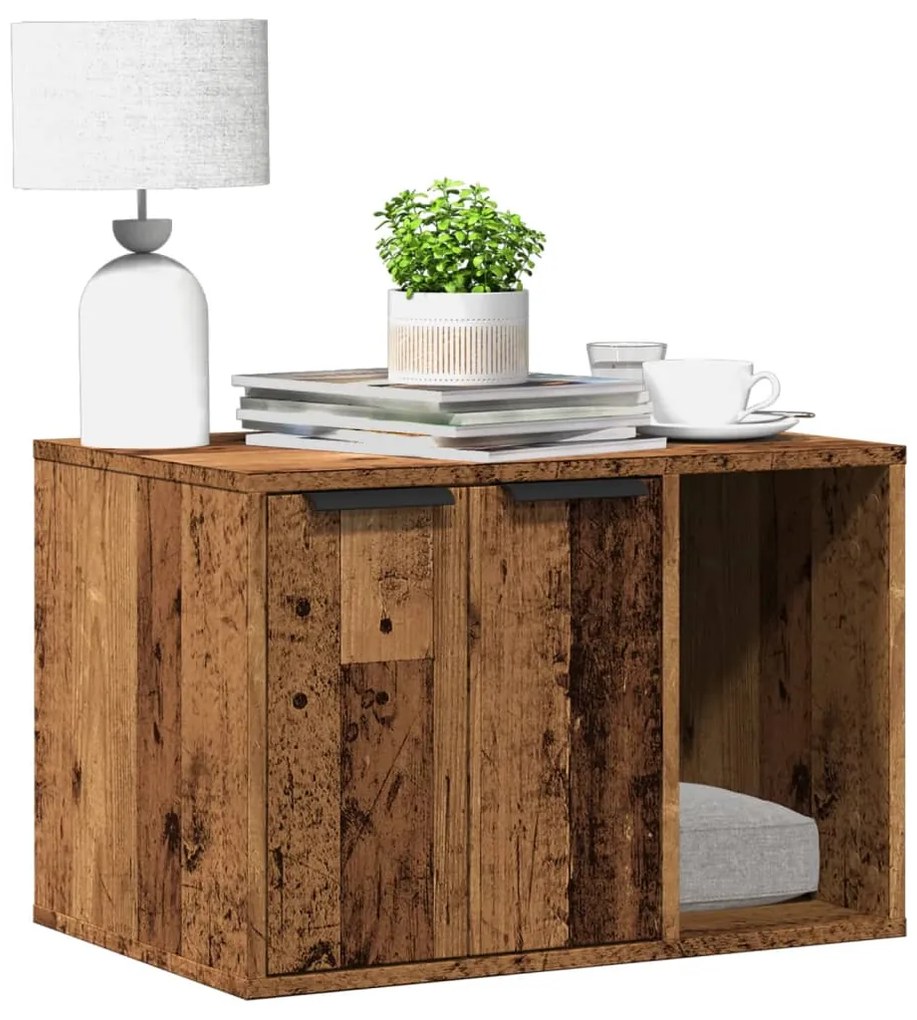 Τουαλέτα Γάτας Περίφραξη 60x40x40 εκ. Επεξεργασμ. Ξύλο