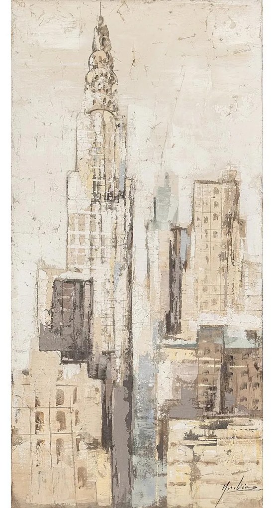 Πίνακας ArteLibre "Πόλη" Καμβάς 60x120cm Arte-14670026