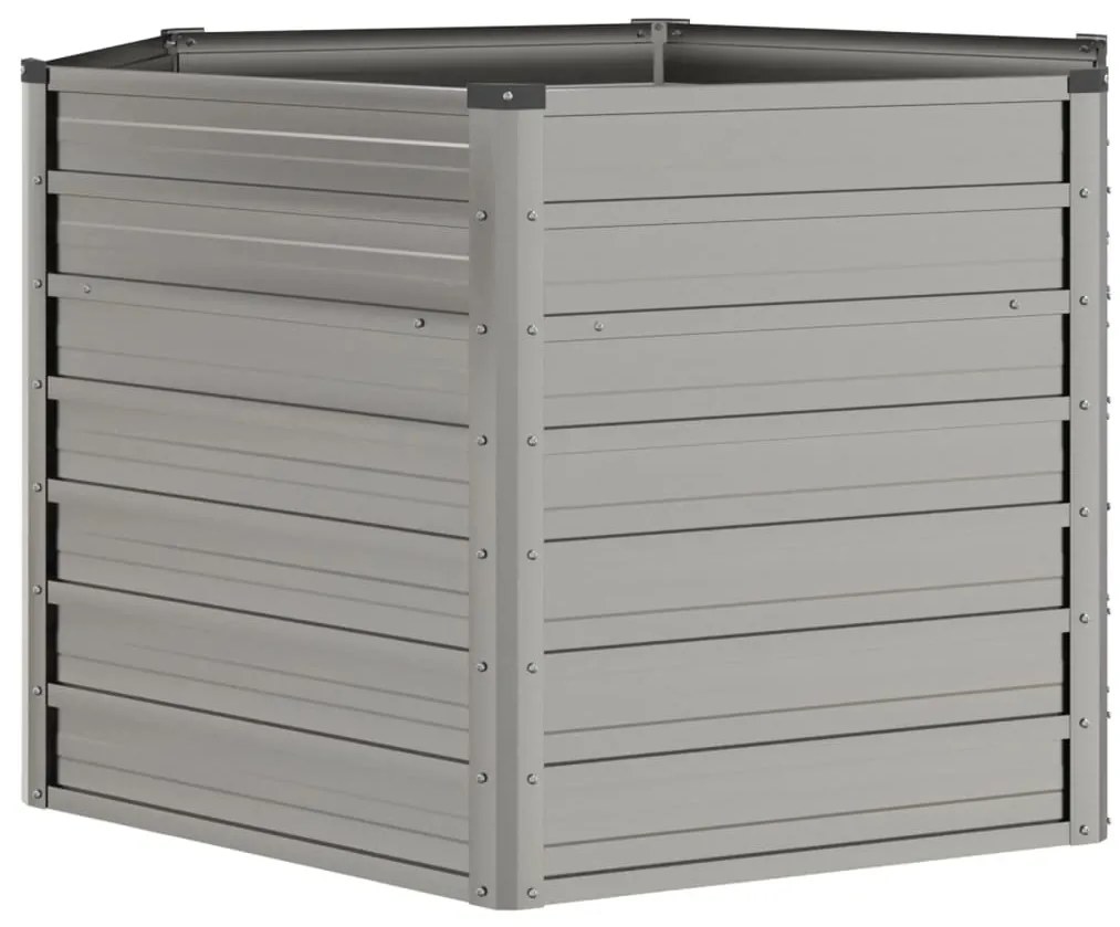 vidaXL Ζαρντινιέρα Σκουριασμένο 129x129x77 εκ. Ατσάλι Σκληρυθέν Αέρα
