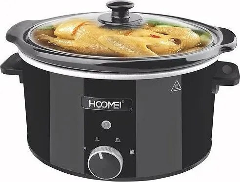 Hoomei HM-5340 Ηλεκτρική Γάστρα 200W με Χωρητικότητα 3.5lt Μαύρη