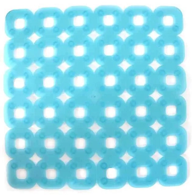 Πατάκι Αντιολισθητικό Paco 00083.002 Turquoise 53X53 PVC