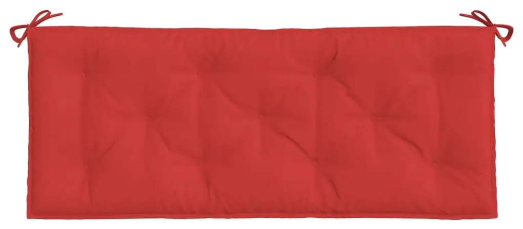 Μαξιλάρι Πάγκου Κήπου Κόκκινο 120x50x7 εκ. Ύφασμα Oxford 361589
