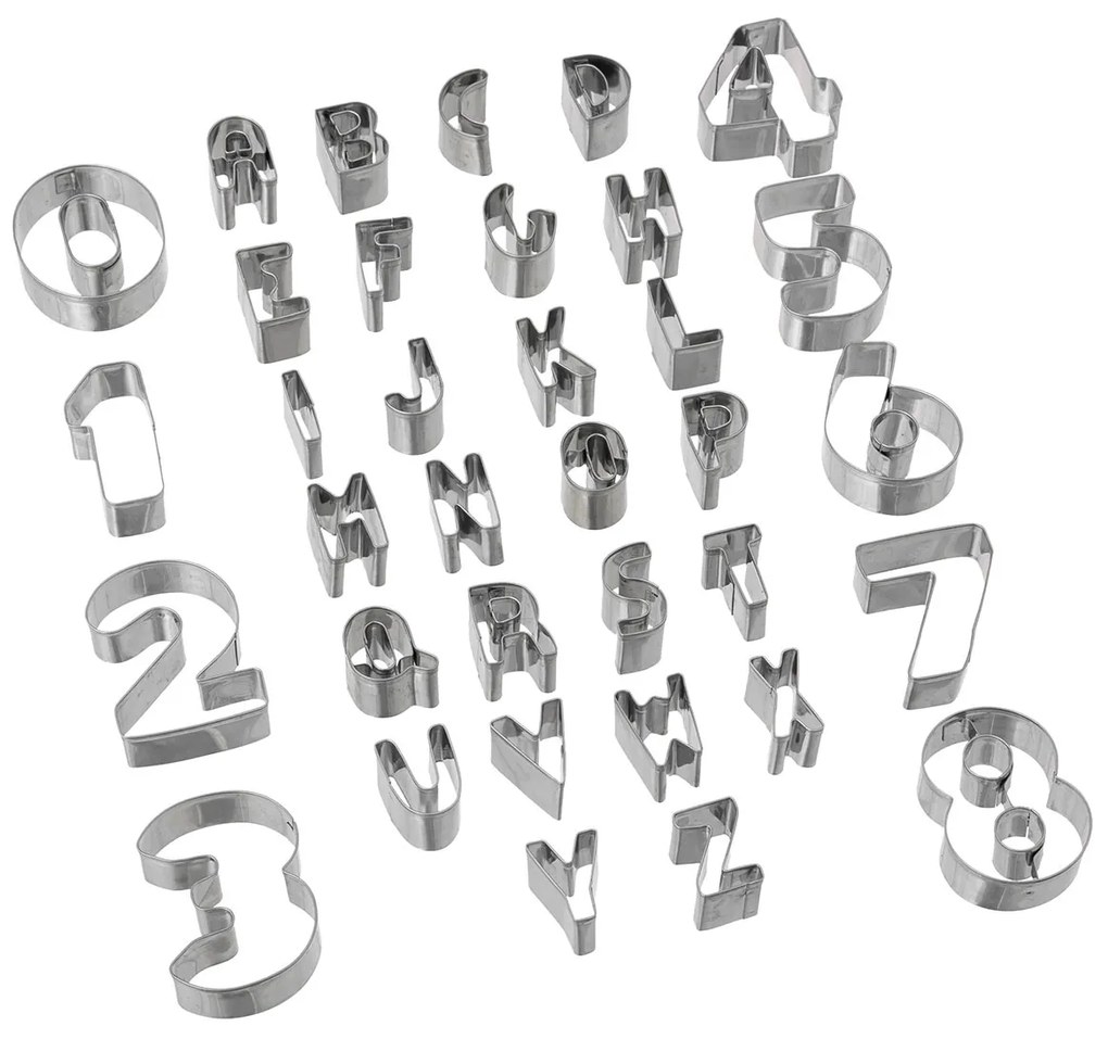Κουπ Πατ Ανοξείδωτα (Σετ 35τμχ) F-V Alphabet 189491