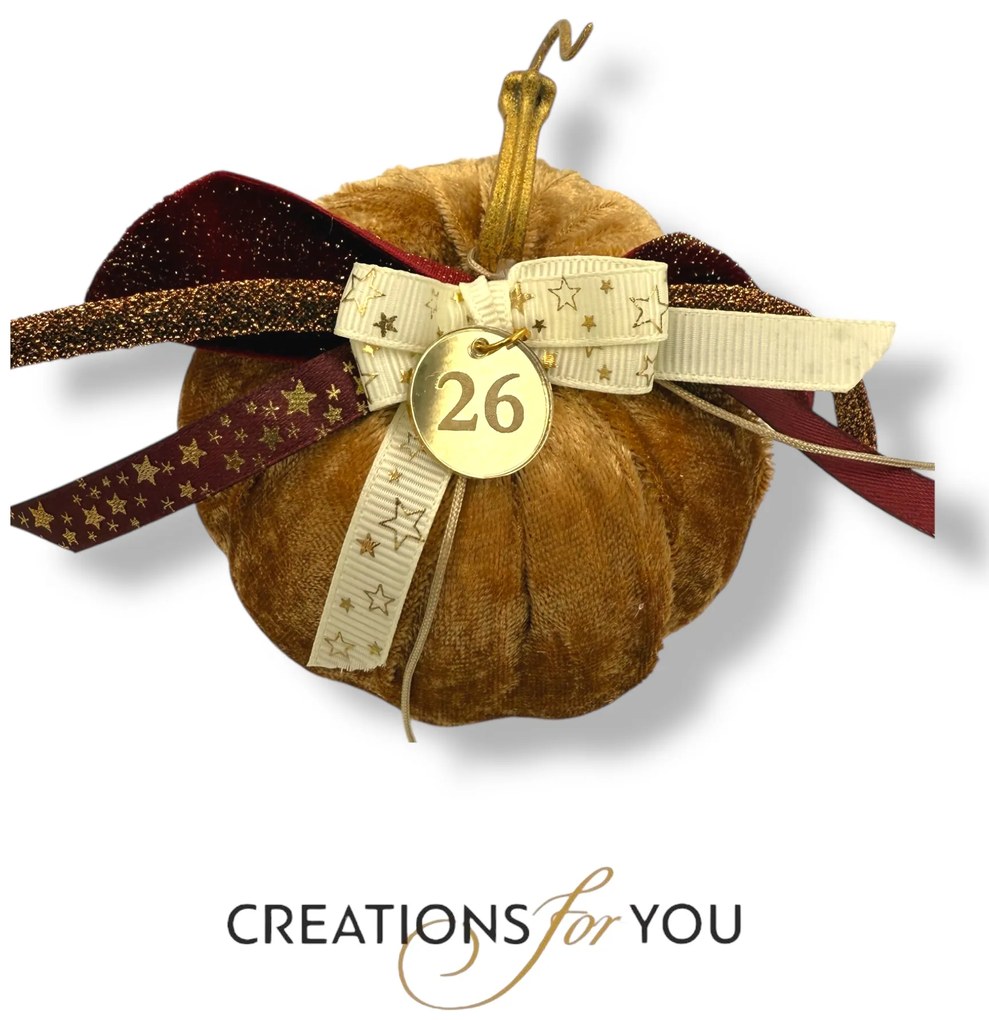 Κολοκύθα Καφέ χρυσό βελούδινη μεσαία - Χρυσό